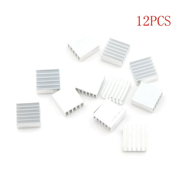 New 12pcs 14x14x6mm Small Anodized Heatsink Cooler iy New 12pcs 14x14x6mm Small Anodized Heatsink Cooler iy